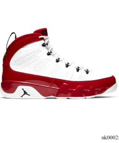 AJ 9 Retro White Gym Red Shoes Sneakers - nk0002592