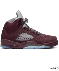 AJ 5 Burgundy Shoes Sneakers - nk0003082