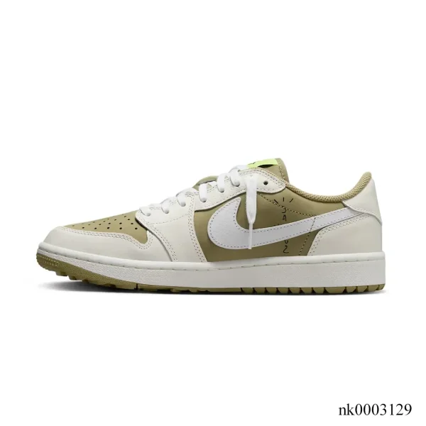 Alternative view of Travis Scott x AJ 1 Low Golf Neutral Olive Shoes Sneakers – nk0003129