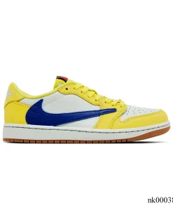 Travis Scott x AJ 1 Low OG Canary/Elkins Shoes Sneakers - nk0003839
