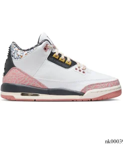 AJ 3 Red Stardust Shoes Sneakers - nk0003927