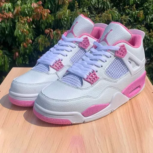 AJ 4 White Pink Oreo Shoes Sneakers - nk0003985 - Image 5