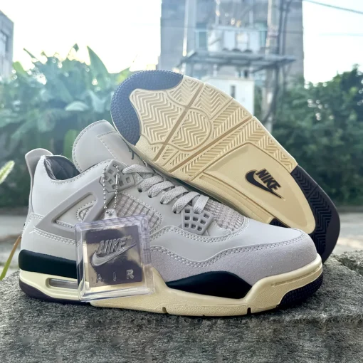 A Ma Maniere x AJ 4 Fossil Stone Shoes Sneakers - nk0004123 - Image 3