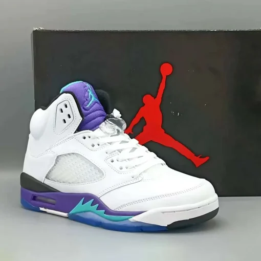 AJ 5 Grape Shoes Sneakers - nk0004187 - Image 9