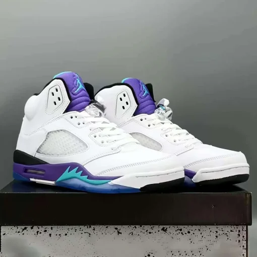 AJ 5 Grape Shoes Sneakers - nk0004187 - Image 8