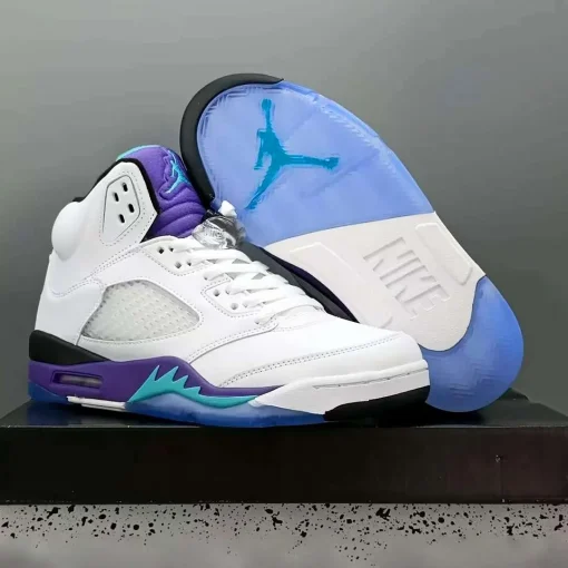 AJ 5 Grape Shoes Sneakers - nk0004187 - Image 6