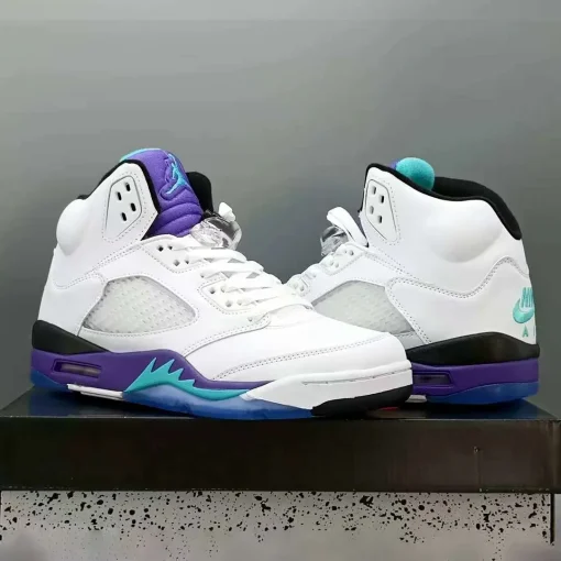 AJ 5 Grape Shoes Sneakers - nk0004187 - Image 5