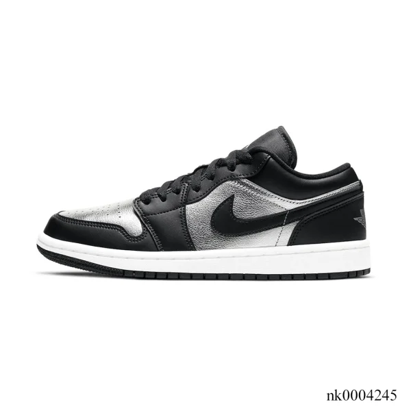 Alternative view of AJ 1 Low Silver Toe Shoes Sneakers - nk0004245