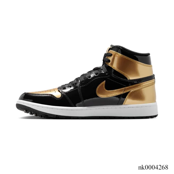 Alternative view of AJ 1 High Gold Toe Shoes Sneakers - nk0004268