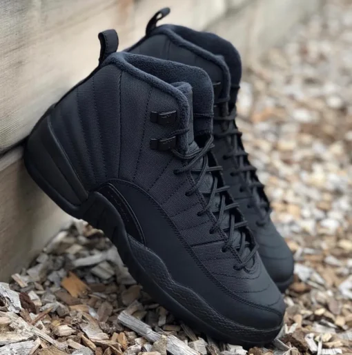 AJ 12 Retro Winterized Triple Black Shoes Sneakers - nk0001781 - Image 7