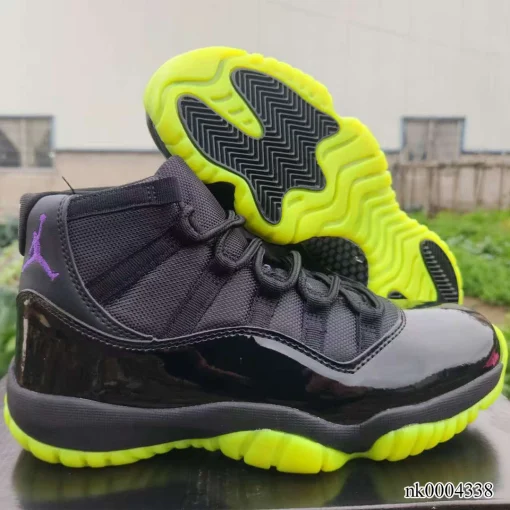 AJ 11 Black/Barely Volt Shoes Sneakers - nk0004338 - Image 7