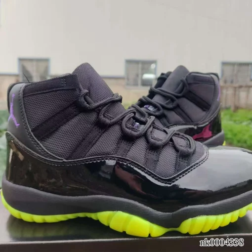 AJ 11 Black/Barely Volt Shoes Sneakers - nk0004338 - Image 5