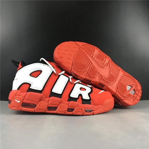 Air More Uptempo University Red Black White (GS) Shoes Sneakers - nk0000214 - Image 10