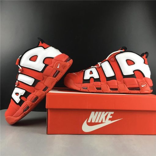 Air More Uptempo University Red Black White (GS) Shoes Sneakers - nk0000214 - Image 11