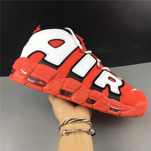 Air More Uptempo University Red Black White (GS) Shoes Sneakers - nk0000214 - Image 12