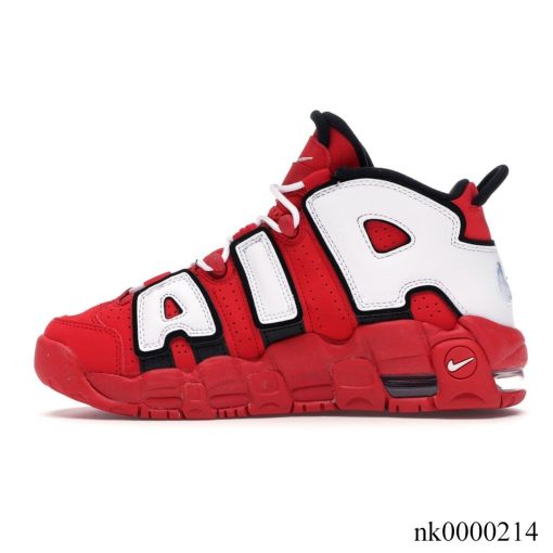 Air More Uptempo University Red Black White (GS) Shoes Sneakers - nk0000214 - Image 2
