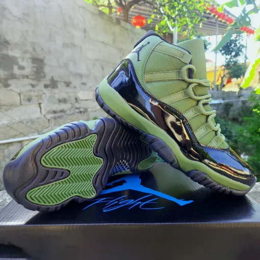 AJ 11 Retro Olive and Black Shoes Sneakers – nk0004177 - Image 8