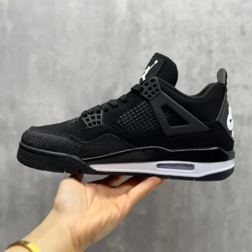 Nigel Sylvester x AJ 4 Black By Black Shoes Sneakers - nk0004380 - Image 4