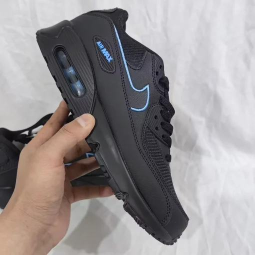 AM 90 Black University Blue Shoes Sneakers – nk0004388 - Image 8