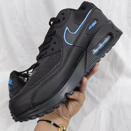 AM 90 Black University Blue Shoes Sneakers – nk0004388 - Image 10