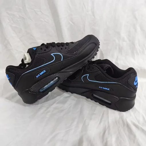 AM 90 Black University Blue Shoes Sneakers – nk0004388 - Image 13