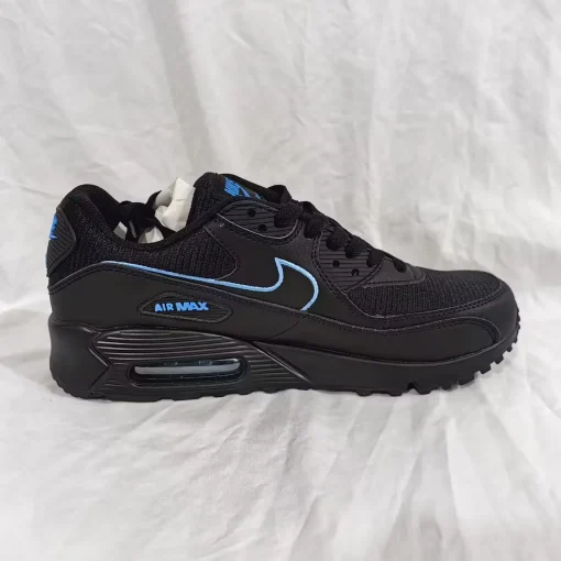 AM 90 Black University Blue Shoes Sneakers – nk0004388 - Image 15
