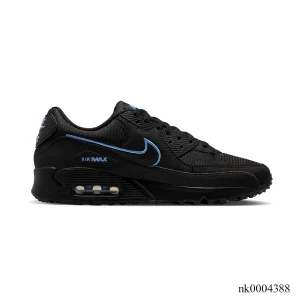AM 90 Black University Blue Shoes Sneakers – nk0004388