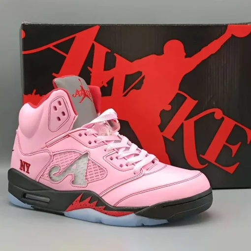 Awake NY x AJ 5 Arctic Pink Shoes Sneakers - nk0004393 - Image 8