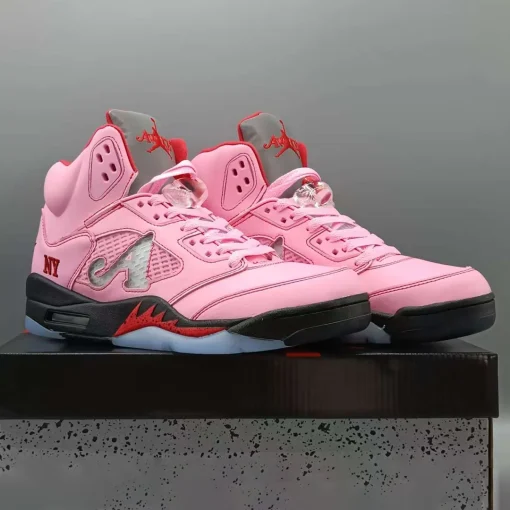 Awake NY x AJ 5 Arctic Pink Shoes Sneakers - nk0004393 - Image 7