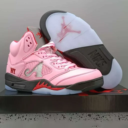 Awake NY x AJ 5 Arctic Pink Shoes Sneakers - nk0004393 - Image 6