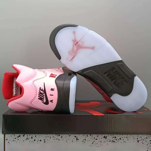 Awake NY x AJ 5 Arctic Pink Shoes Sneakers - nk0004393 - Image 4