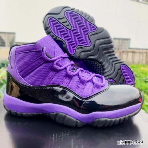 AJ 11 Black Purple Shoes Sneakers – nk0004399 - Image 4