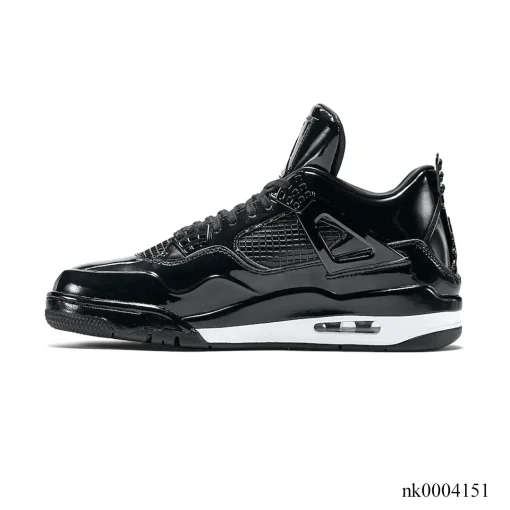 AJ 4 Retro 11Lab4 Black Patent Leather Shoes Sneakers - nk0004151 - Image 2