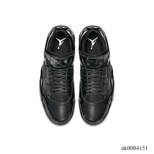 AJ 4 Retro 11Lab4 Black Patent Leather Shoes Sneakers - nk0004151 - Image 4