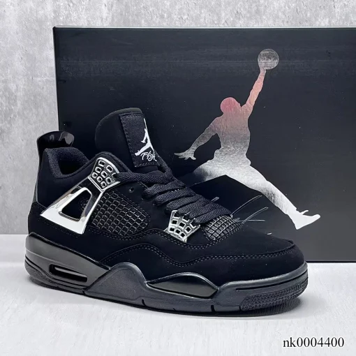 AJ 4 Black Chrome Shoes Sneakers – nk0004400 - Image 9
