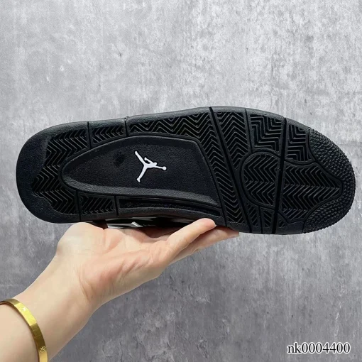 AJ 4 Black Chrome Shoes Sneakers – nk0004400 - Image 8