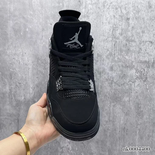 AJ 4 Black Chrome Shoes Sneakers – nk0004400 - Image 5