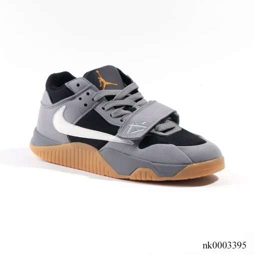 Travis Scott x Jumpman Jack Grey Black Gum Shoes Sneakers – nk0003395 - Image 3