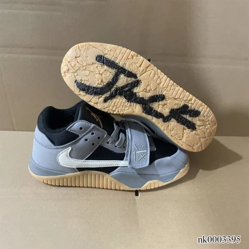 Travis Scott x Jumpman Jack Grey Black Gum Shoes Sneakers – nk0003395 - Image 7