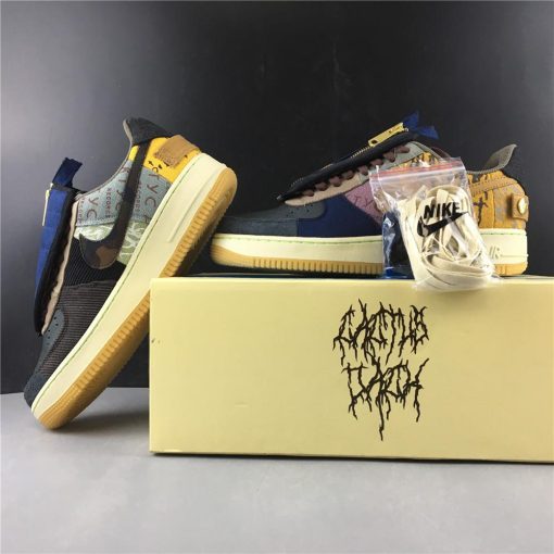 AF 1 Low Travis Scott Cactus Jack Shoes Sneakers - nk0000042 - Image 10