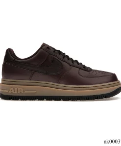 AF 1 Low Luxe Brown Basalt Shoes Sneakers - nk0003711