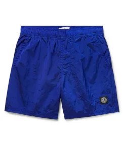 SI Blue Nylon Metal Shorts - 2 - SI0000002