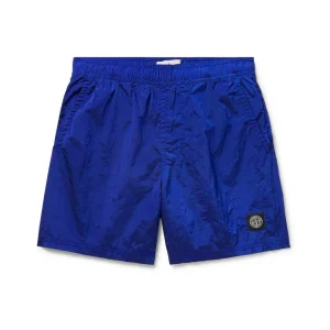 SI Blue Nylon Metal Shorts - 2 - SI0000002