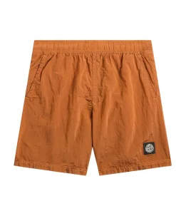 SI Brown Nylon Metal Shorts - 3 - SI0000003
