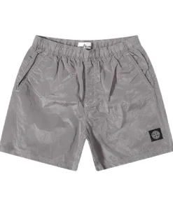 SI Gray Nylon Metal Shorts - 4 - SI0000004
