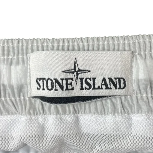 SI White Nylon Metal Shorts - 7 - SI0000007 - Image 4