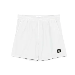 SI White Nylon Metal Shorts - 7 - SI0000007