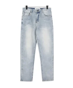 BUR Light Blue Logo Patch Denim Jeans - 362 - bbr0000362