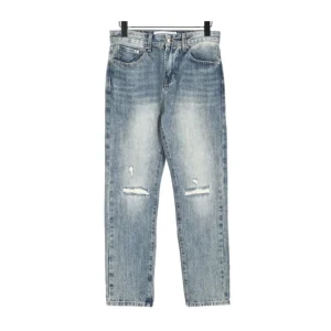BUR Classic Crest Logo Washed Denim Jeans - 368 - bbr0000368