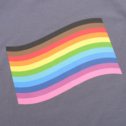 BLCG Pride Rainbow Flag T-shirt in Grey - 606 - blcg0000606 - Image 6